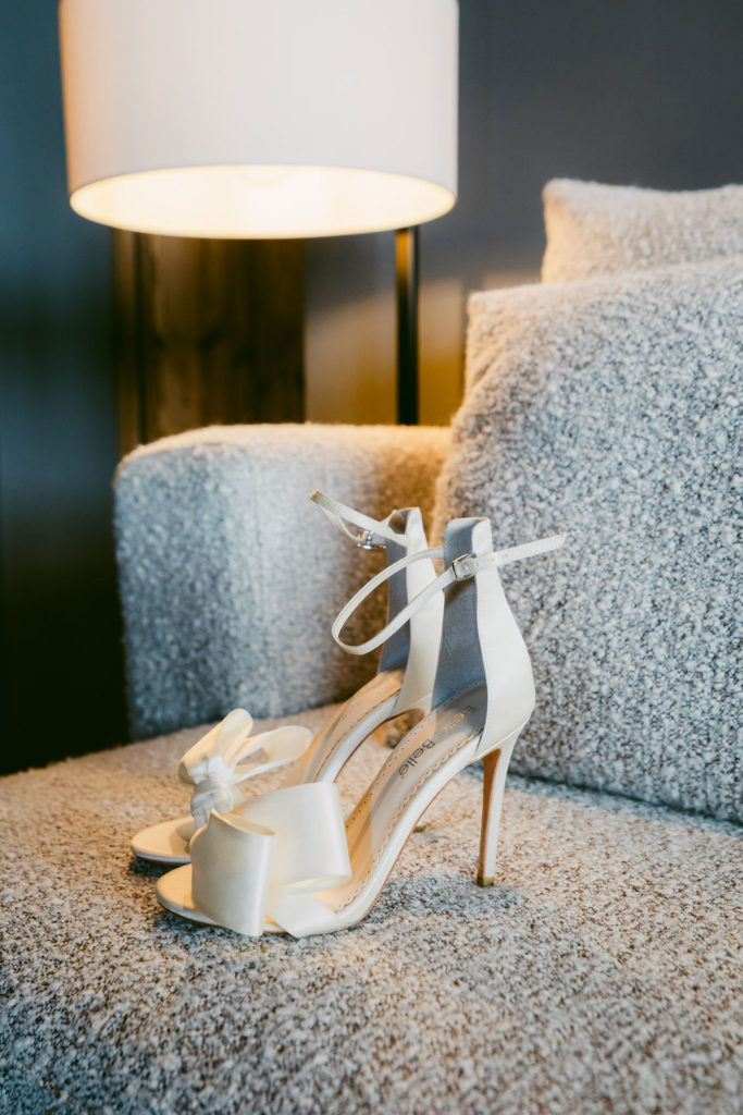bridal shoes, modern minimalism